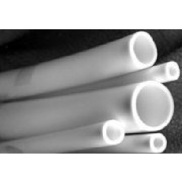 Professional Plastics Natural PTFE Tube - Mechanical, 0.500 ID X .625 OD X 6 FT [Each] TTFE.500X.625X72.000M